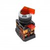 EKF Переключатель ANLC-22 2P с подсветкой 24В DC NO+NC PROxima psw-anlc-2p-r-24