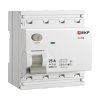 EKF E1046M2510 Выключатель дифференциального тока ВД-100N 4P 25А 10мА