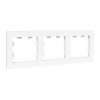 EKF UP1-FPW-03 3 - местная рамка, белая, пластик Эпика