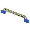 EKF Шина «0» N (6x9мм), 20 отверстий, никель, 2 угловых изолятора PROxima sn1-63-20-2