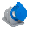 EKF ps-113-16-220-PRO Розетка стационарная наружная 113 2Р+РЕ 16А 220В IP44