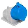 EKF ps-123-32-220-PRO Розетка стационарная наружная 123 2Р+РЕ 32А 220В IP44