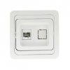EKF Розетка RJ-45 1-местная PROxima EEK01-035-10