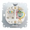 EKF Розетка RJ-45+Phone СП Basic ERK00-135-10