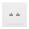 EKF Розетка RJ-45 2-местная СП Минск ERK02-035-10