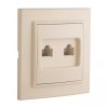 EKF Розетка RJ-45 2-местная СП ERK02-035-20