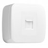 EKF Розетка RJ-45 1-местная, ОП 1А, 120В, Basic EGK01-035-10