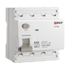 EKF E1046M63300Выключатель дифференциального тока ВД-100N 4P 63А 300мА тип AC эл-мех 6кА PROXIMA