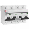 EKF Автоматический выключатель 4P 63А (C) 10kA ВА 47-100 EKF Basic mcb47100-4-63C-bas