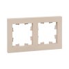 EKF UP1-FPI-02 2 - местная рамка, кремовая, пластик Эпика