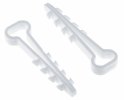 EKF Дюбель-хомут (6х12 мм) для плоского кабеля белый plc-cd1-6x12w