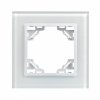 EKF Минск Рамка 1-местная стеклянная белая ERM-G-401-10