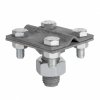 EKF Зажим прута на штыре (пластина 56х56мм) HZ PROxima lp-g6606-e1302