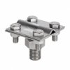 EKF Зажим прута на штыре, пластина d(56x56)мм Ni PROxima lp-g6606-e1302-ni