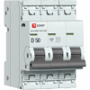 EKF M636350D Автоматический выключатель 3P 50А (D) 6кА ВА 47-63N PROxima