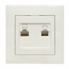 EKF EWK02-035-30 Валенсия розетка RJ-45+RJ11 2-местная