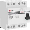 EKF elcb-4-25-30-em-a-pro Устройство Защитного Отключения ВД-100 4P 25А/30мА