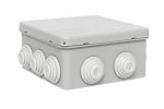 EKF Коробка распаячная КМР с крышкой (103х103х55), 8 мембранных вводов IP54 PROxima plc-kmr-030-014