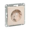 EKF UP1-SOI-111 Механизм розетки, 16А, с заземлением, со шторками, кремовый Эпика