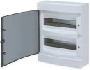 EKF ux-2x12-nw Щит распределительный навесной "Unix" белая дверь 2x12 модулей IP41