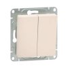 EKF UP1-SWI-22 Механизм выключателя, двухклавишный, перекрёстный, кремовый Эпика