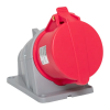 EKF ps-125-32-380-PRO Розетка стационарная наружная 125 3Р+РЕ+N 32А 380В IP44