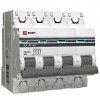 EKF Автоматический выключатель 4P 40А (D) 4,5kA ВА 47-63 PROxima mcb4763-4-40D-pro