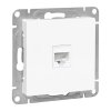 EKF UP1-SOW-RJ11 Механизм розетки RJ11, белый Эпика