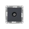 EKF UP1-SOG-TV-2 Механизм розетки TV, проходная, графит Эпика