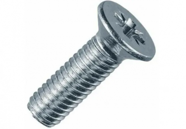 Фотография товара 'EKF wk6x12-TDZ Винт 6х12 с потайной головкой и крестообразным шлицем DIN 965 TDZ'