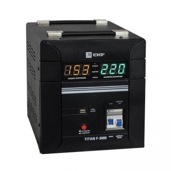 Фотография товара 'EKF Стабилизатор напряжения напольный TITAN PROxima stab-f-5000'