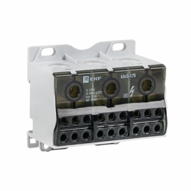 Фотография товара 'EKF kbr3-175 Блок распределительный КБР тройной 175A PROxima'