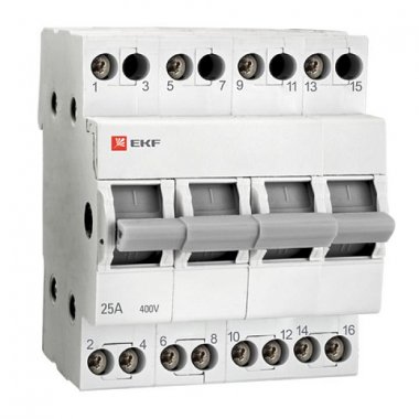 Фотография товара 'EKF Трехпозиционный переключатель Basic tps-4-16'