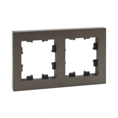 Фотография товара 'EKF UP1-FPM-02 2 - местная рамка, мокко, пластик Эпика'