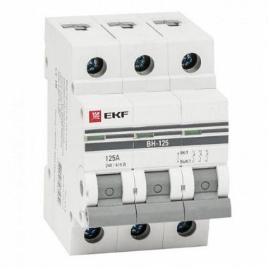 Фотография товара 'EKF Выключатель нагрузки 3P 25А ВН-63 PROxima SL63-3-25-pro'
