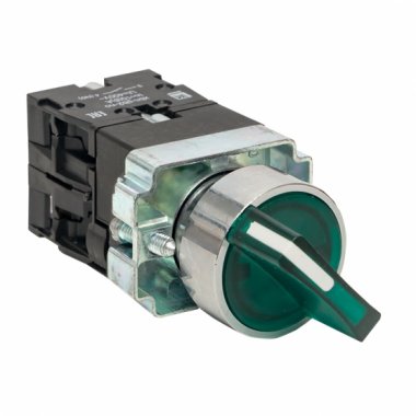 Фотография товара 'EKF xb2-bk33-g-24 Переключатель BD33 3P c зеленой подстветкой 24В NO'