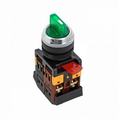 Фотография товара 'EKF Переключатель ANC-22 2P с подсветкой 24В NO+NC PROxima psw-ans-2p-g-24'