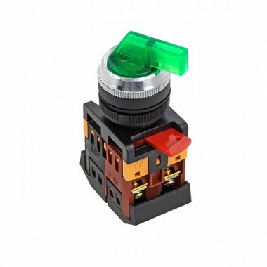 Фотография товара 'EKF Переключатель ANLC-22 2P с подсветкой 220В NO+NC PROxima psw-anlc-2p-g-220'