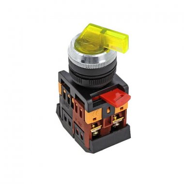 Фотография товара 'EKF Переключатель ANLC-22 3P с подсветкой 380В NO+NC PROxima psw-anlc-3p-o-380'