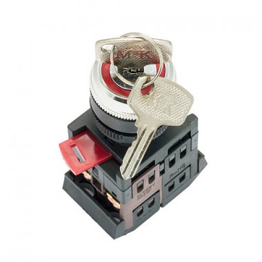 Фотография товара 'EKF Переключатель c замком возвратный NO+NC PROxima aks-22'