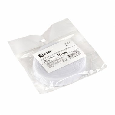 Фотография товара 'EKF hlft-1-w Хомут-липучка 16 мм PROxima'