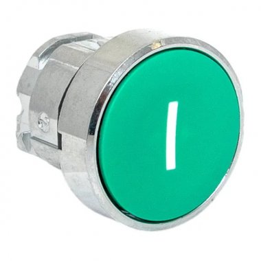 Фотография товара 'EKF XB4BA-3152C-65 Исполнительный механизм кнопки "I" XB4 зеленый плоский возвратный'