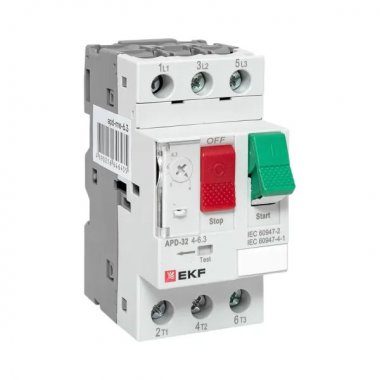 Фотография товара 'EKF apd-me-6.3 Автомат пуска двигателя АПД-32 4-6,3А'