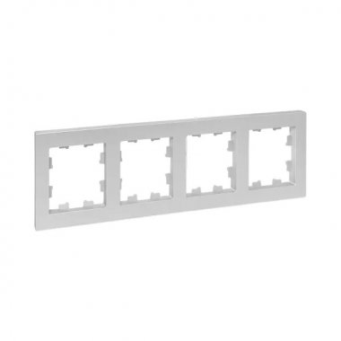 Фотография товара 'EKF UP1-FPA-04 4 - местная рамка, алюминий, пластик Эпика'
