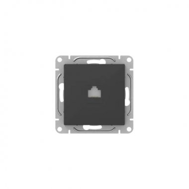 Фотография товара 'EKF UP1-SOB-RJ45-5 Механизм розетки RJ45 (cat5), чёрный Эпика'