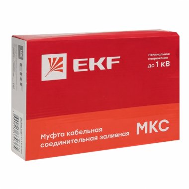 Фотография товара 'EKF mks-3 Муфта соединительная заливная МКС 6-25 мм2'