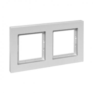 Фотография товара 'EKF UP1-FPA-02-44 2 - местная рамка, IP44, алюминий, пластик Эпика'