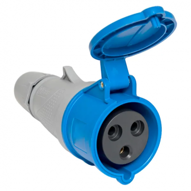 Фотография товара 'EKF ps-223-32-220-PRO Розетка переносная 223 2P+PE 32А 220В IP44'