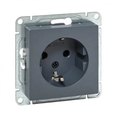 Фотография товара 'EKF UP1-SOG-111 Механизм розетки, 16А, с заземлением, со шторками'