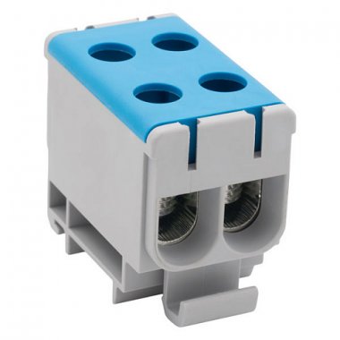 Фотография товара 'EKF Клемма силовая вводная двойная КСВ 16-50 PROxima plc-kvs2-16-50-blue'